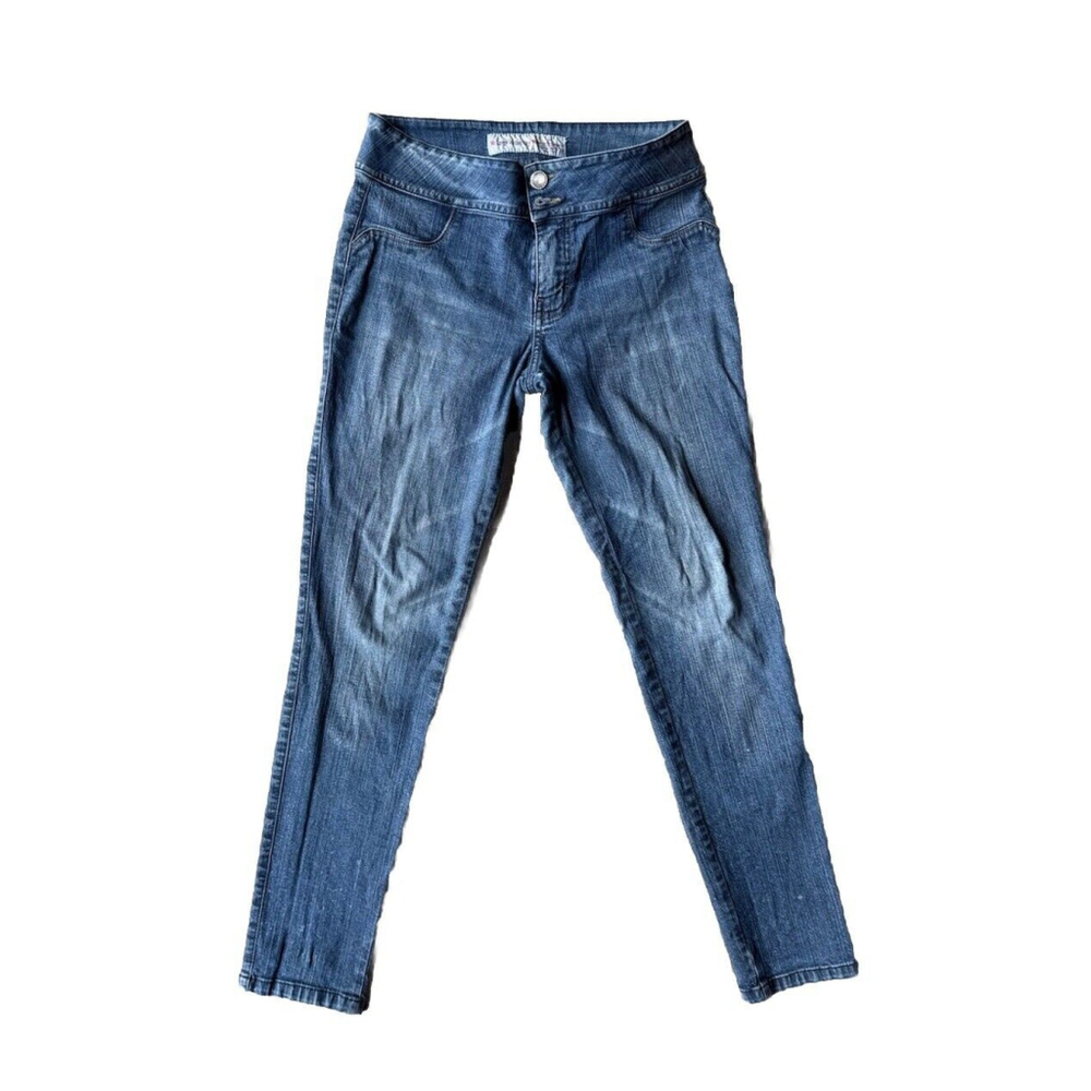 Lucy In The Sky Denim Skinny Jeans When Rhinestone Pockets Size Medium